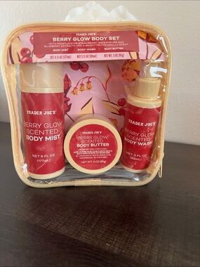 Trader Joe's Berry Glow Body Set